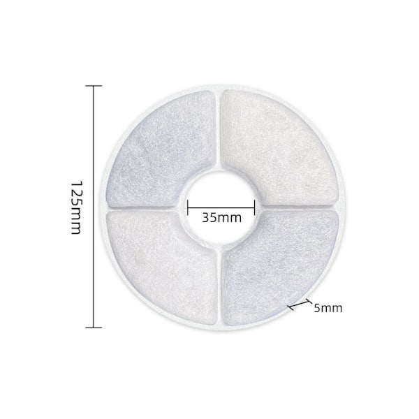 Pcs Cat Water Fountain Filter, Replacement Dog/Cat Water Fountain Filters, Cat Fountain with Resin&Activated Carbon