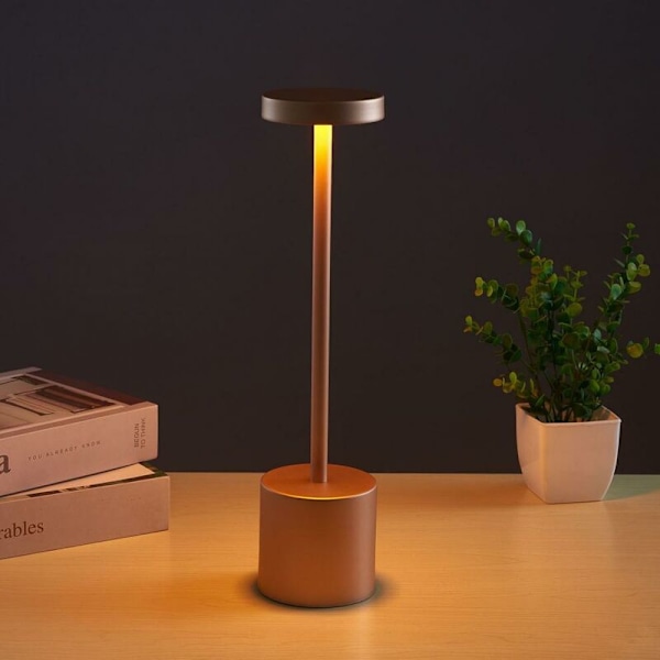 Laderbar Trådløs Bordlampe, RGB LED Nattelys, Bordlampe, med Justerbar Fargeendring, for Stue, Soverom, Barnerom, Trappebelysning