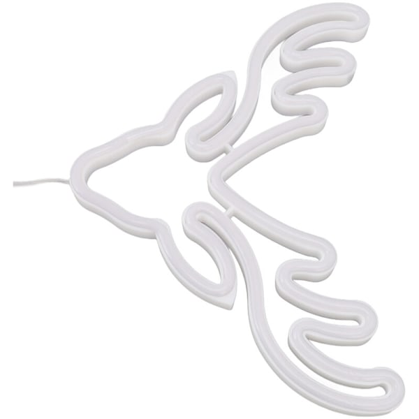 Neon LED-skylt USB-batteridriven Jul Semester Sovrum Väggdekor Ornament Färgglada Ljus