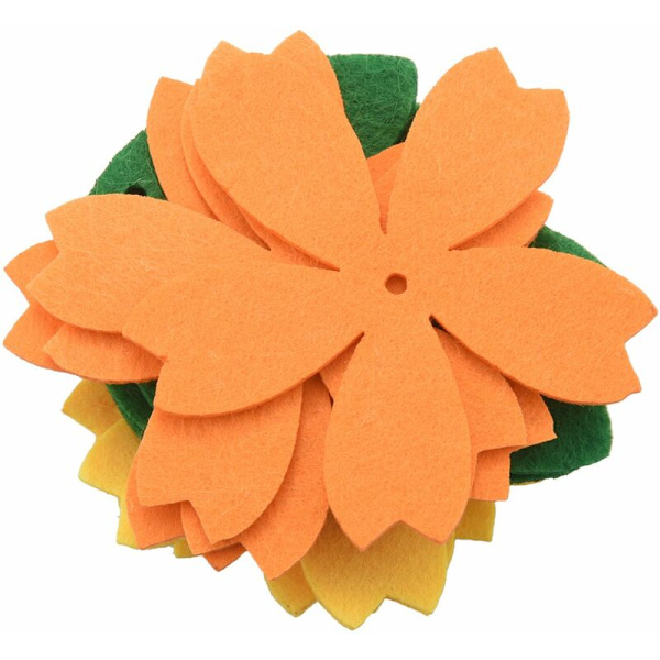 Icke-vävda krukväxter Klippta blomkrukor Barn DIY Handgjorda blommor Gör nejlikmaterialpaket