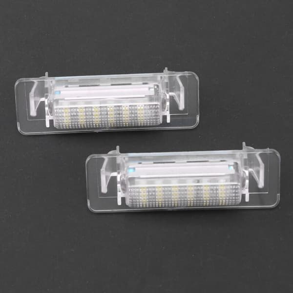 LED-nummerpladelys til W210 W202 E300 E55 C230 - Fejlfri 12V 6500K Hvidt lys