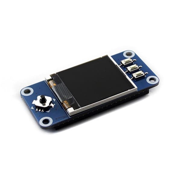 Til 4B/3B+/3B/Zero 1,44 tommer LCD Hat 3,3V 128X128 SPI-grænseflade LED-skærm baggrundsbelysning med joystick