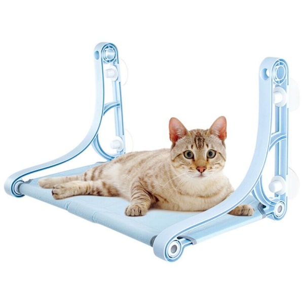 Avtakbar og vaskbar kattehenger, brukt for katter å sitte i vinduet, 360° la katten sole seg, sugekoppen er festet, den maksimale l