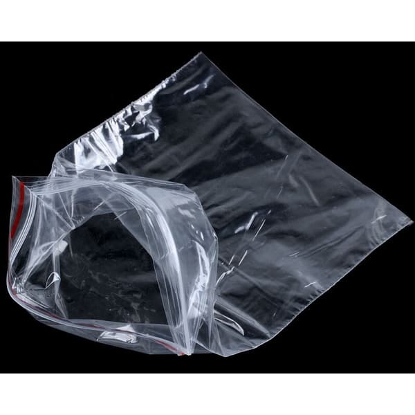 Ny 200 st transparenta blixtlås plastpåsar (10x15cm)