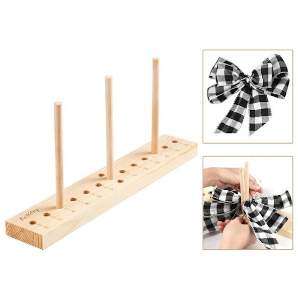 Girlangbandförlängningsbåge, träbandbåge för julbågar, halloweendekoration corsage semestergirlang