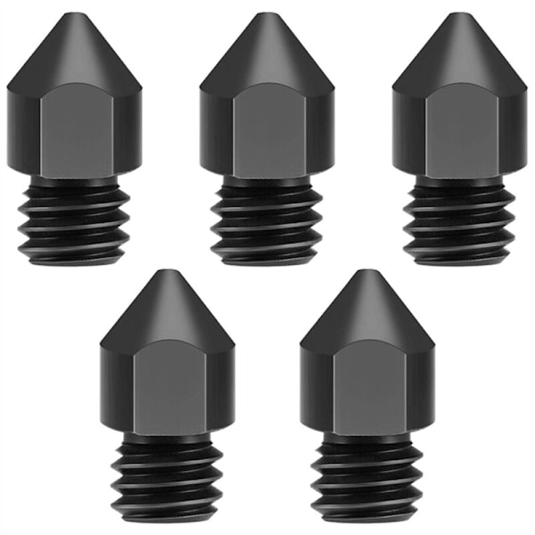 10 stk./sæt 3D-printerdele MK8 hærdet ståldyse 1,75 mm 0,4 mm til 3 CR10 CR10S Hotend Kit