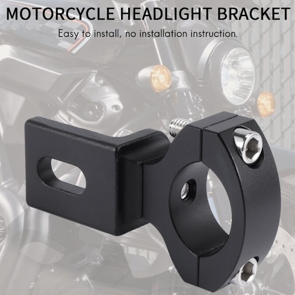 Universal 22 25mm 7/8 tum styrstång strålkastare rörklämma strålkastare fäste för Cafe Chopper, TG81
