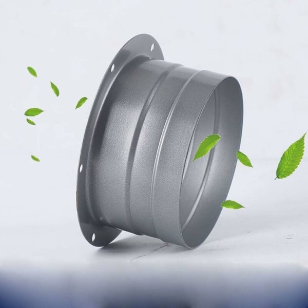 Kopplingsfläns Väggmonteringsfläns Koppling Avgasrör Adapter för Flexibel Ventilationsrör (Modell B-150mm)