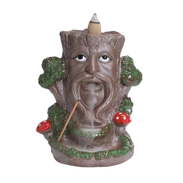 Håndverk ornamenter keramisk aromaterapi komfyr tre monster Jul tilbakestrømning røkelse brenner linje røkelse innsats