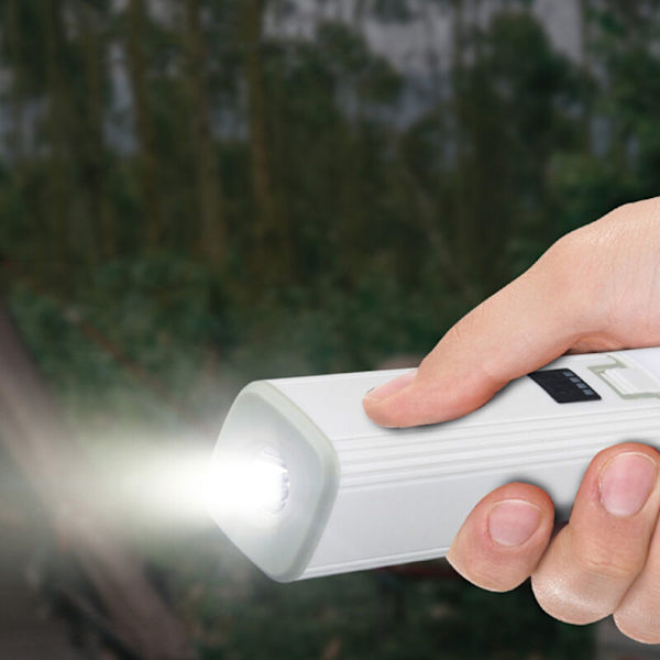 Laddningsbar Solcampinglykta 2000mAh Vikbar Campingtältlampa, Solenergi, 3 Belysningslägen, Utomhus Hängande Sollampor, Nödljus
