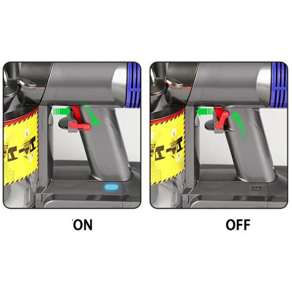 3X Laukaisinlukko V6 V7 V8 V10 V11 Imurille, Virtapainike