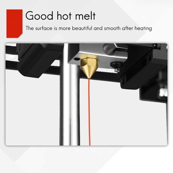 3D-skrivartillbehör 1,75 mm PLA-material för utskrift, oberoende vakuumförpackning, nettovikt 0,2 kg Grön