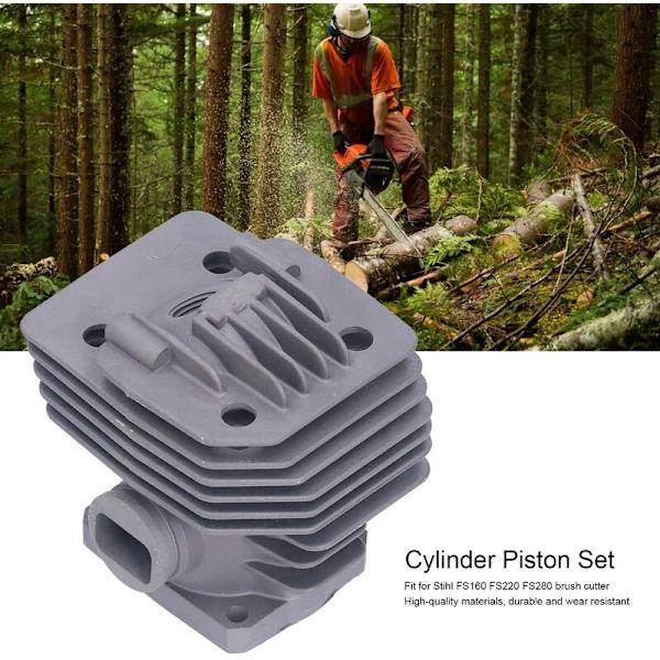 Sylinteri, Helppo Asentaa Vaihto 38mm Sylinteri Männän Kokoonpano Stihl FS160 FS220 FS280 Pensaskoneelle