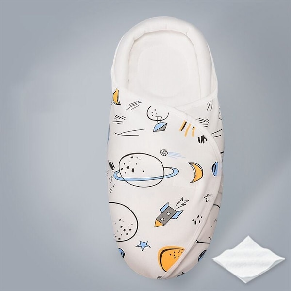 Nyfödd Wrap Sovsäck Bärbar Babysäng Bomull Filt Blöjsvaddning Baby Sleep Nest Sovsäck