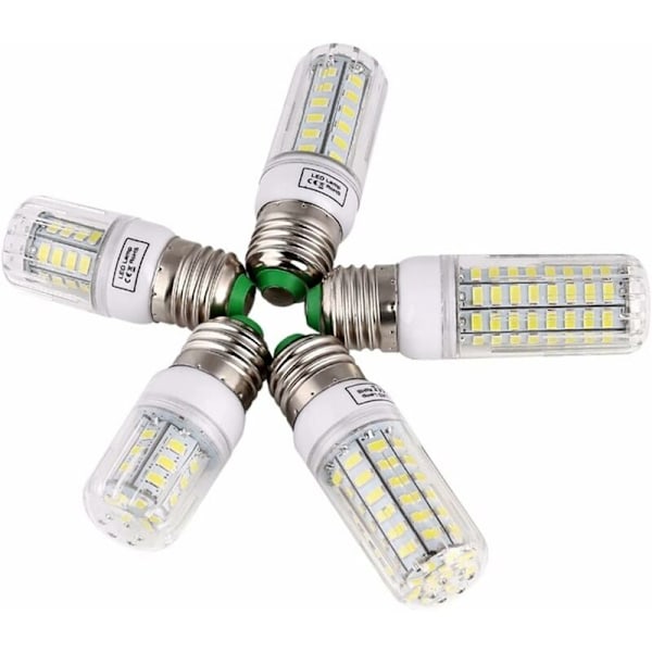 LED Pære, 1 stk. Majslys E27 E14 220V LED SMD 5730 LED Pære 24-165L LUGELIER ALLUX DE LA Bougie