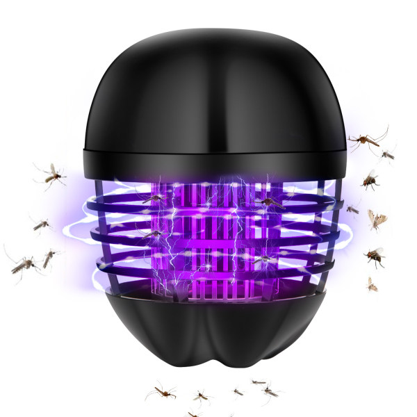 Elektrisk Mosquito Killer-Innendørs LED Light Wave Mosquito Lampe-Praktisk husholdning Apple USB Elektrisk Mosquito Killer