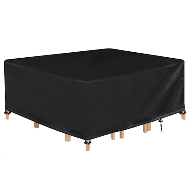 Havemøbelovertræk 213 x 131 x 74cm 210D Oxford Beskyttelsesovertræk Bordovertræk Vandafvisende Vindbestandig Regn UV Tåre