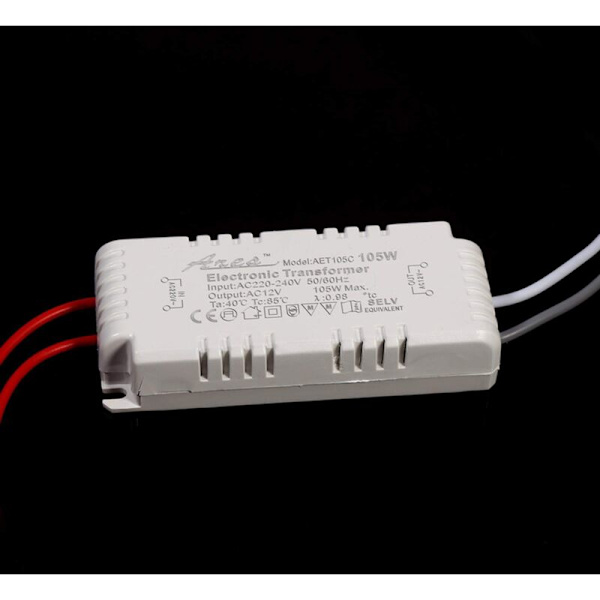105W Elektronisk Transformer, Halogen Pære Driver Strømforsyning Elektronisk Transformer Spændingskonverter Ny til at Beskytte Lavspændings Pærer eller