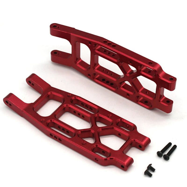 2 kpl ET1002 Metalliset taka-alavarren ripustusvarret VKAR Racing V2 V3 VKAR 1/10 RC-auton päivitysosiin, 1