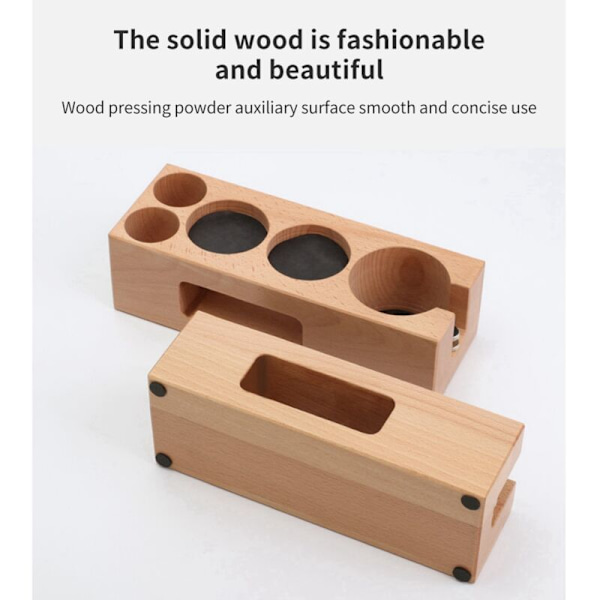 Kaffe Tamper Holder Espresso Fyllholder Base Tamping Matte Stasjon Holder for Barista Kaffe Tilbehør 58mm