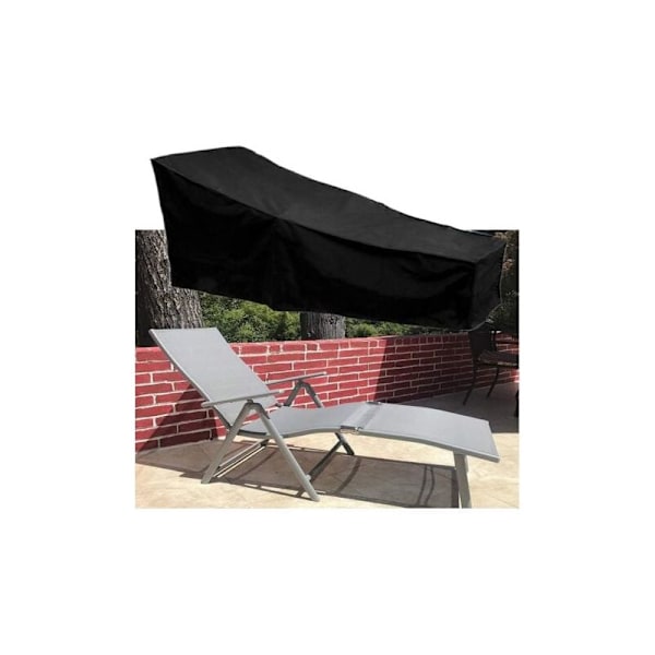 Solstolsskydd Vattentätt Utomhus Däckstolsskydd, Solstol Däckstol Presenning 210 75 80/40cm Svart