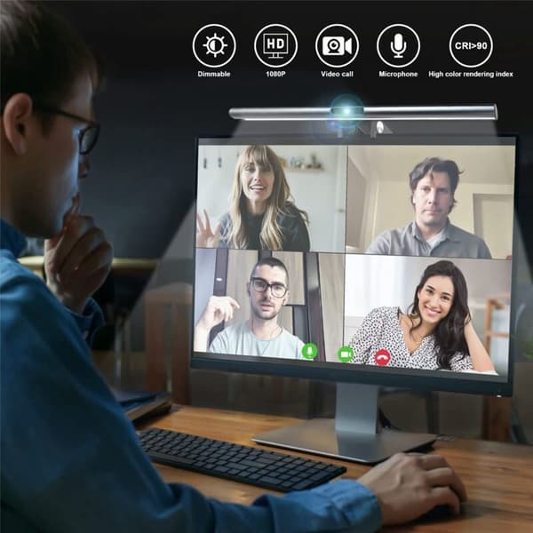Computer skærm lys bar touch skærm computer lampe øjenbeskyttelse computer skærm lys bar uden webcam 1080P