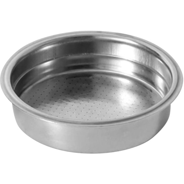 2 stk. dobbeltlags rustfrit stål kaffemaskine håndtag filter 51mm universal tilbehør,A