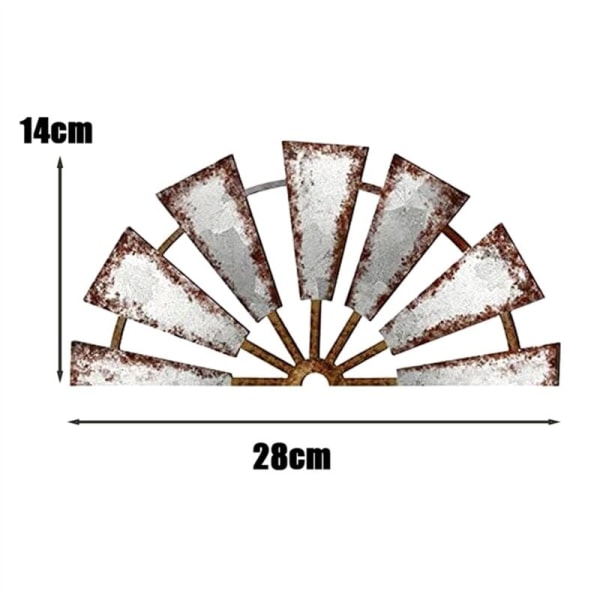 Rustik väggdekor för vardagsrum på bondgård, dekorativ väderkvarn, väggskulptur, heminredning