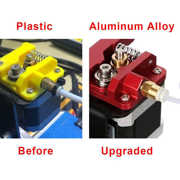 Extruder Kit, Ersättning Aluminium Extruder Drivväxel för 3/3 Pro -10, -10S, -10 S4, -10 S5, 1.75mm Höger