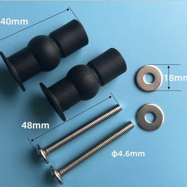 Toalettlockfäste, Toalettlockfäste Tillbehör Passar Alla Toaletter (18mm)