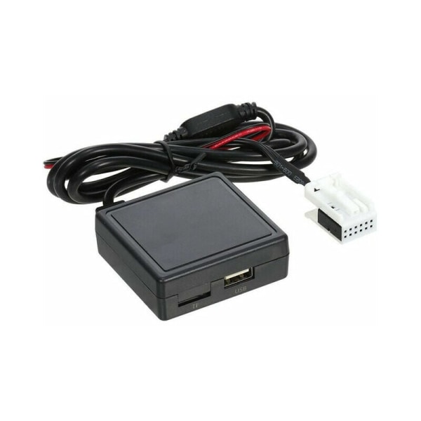 RD4 trådlös handsfree-ljudadapter med BT, AUX och USB ersättning för Peugeot C2 C4 307308 - Svart