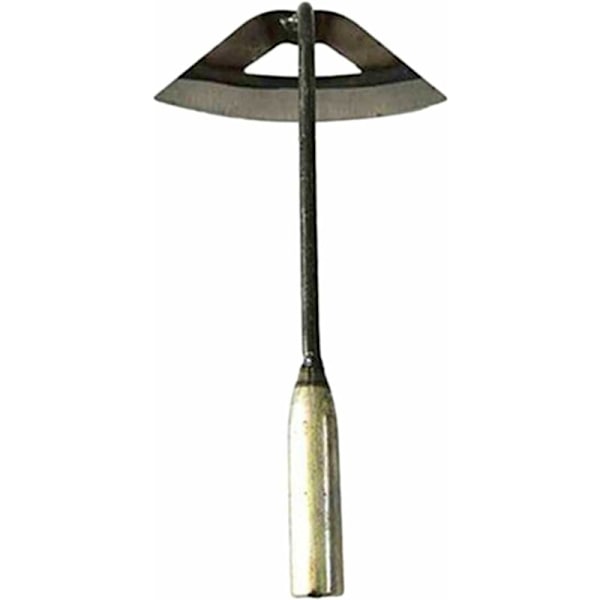 Hage Rake, Plen Rake Helt I Stål Hul Hacke Håndholdt Luking Rake Grønnsak Planting Jordbruks Spade Verktøy 3016cm-DENUOTOP