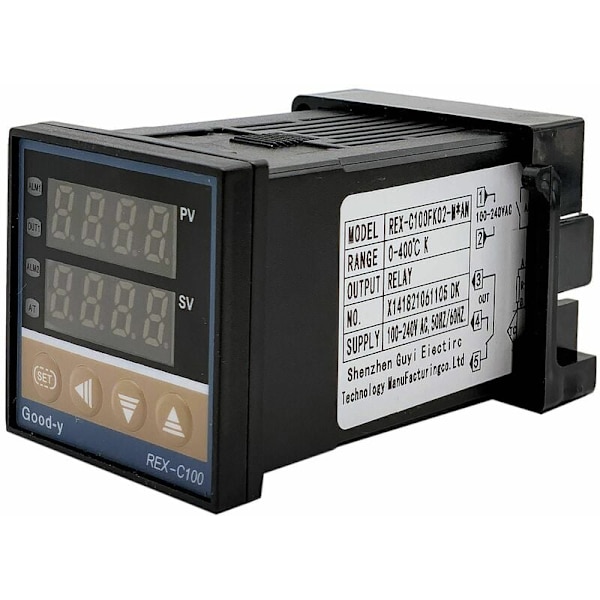 3X Multipel ingång digital temperaturregulator -C100 Professionell larm 0℃ -1300℃ för elkraft kemisk industri