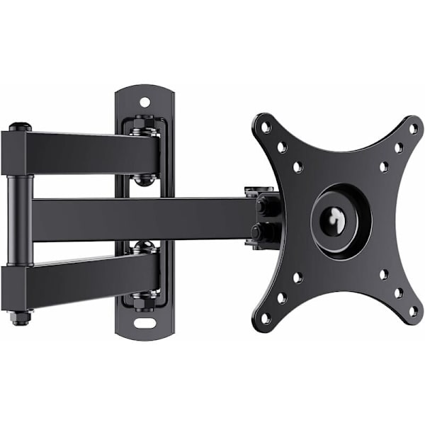 Universell TV-veggfeste for TV-er mellom 10 og 32 tommer, svingbar, tiltbar, roterbar - Passer til LCD / LED flatskjerm-TV-er - Utvidbar f