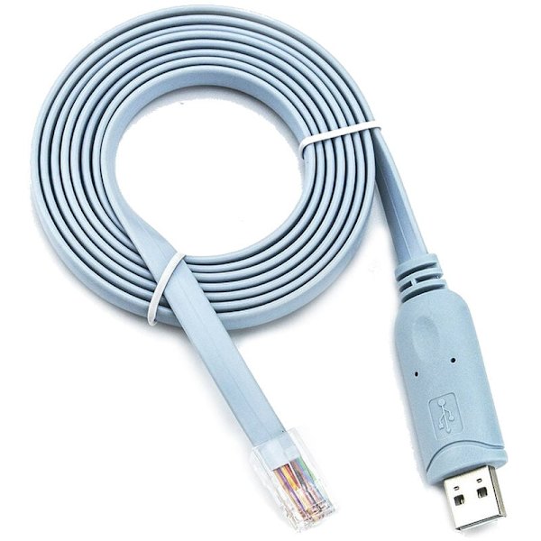 USB RJ45-konsolkabel 6 fot Windows 8, 7, Vista, , Linux RS232