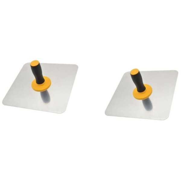 2 st Aska Pallar, Murbrukbrädehållare med Handtag, 300X300Mm, Tvåfärgat Handtag, Murpalett, Hantverkarverktyg