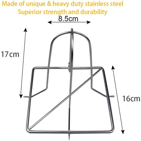 2 stycken grillkycklingställ Fällbart kycklinggrillställ Kycklingbensställ Rostad kycklingställ Ölburkskycklingbensställ