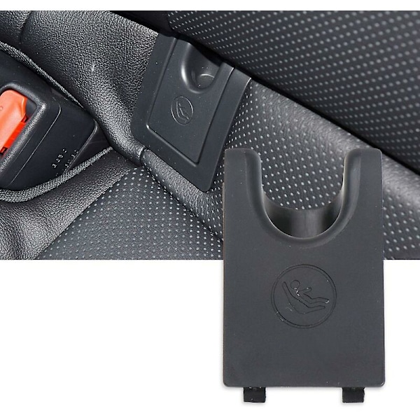 Bil Bakre Fästspänne Isofix Skydd Barnstolsfäste För Auto Fäste Klipp Beige