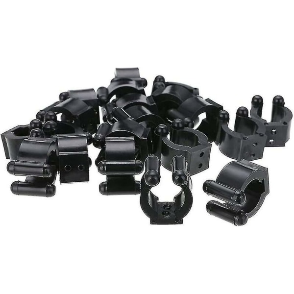 Biljard Snooker Kø Locator Klipsholder Fiske Stang Stang Holder Klips for Biljard Kø Stativ Fiske Stang Oppbevaringsstativ Svart 12 Stykker
