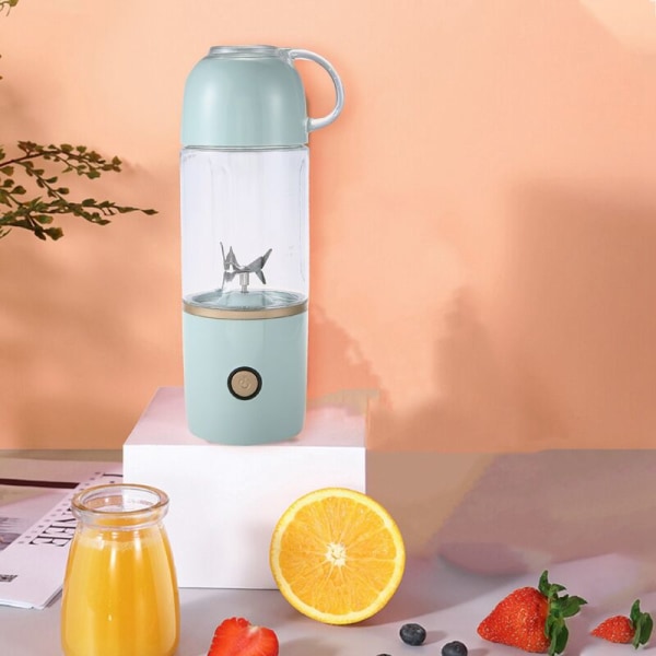 Ultrafiolett Desinfeksjon Bærbar Mini USB 3600Mah Lading Elektrisk Juicer-Blå