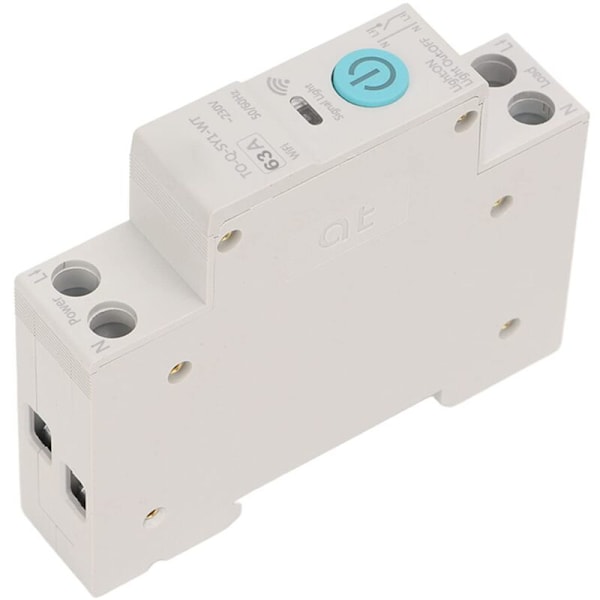 WiFi Smart Switch Afbryder Telefon Fjernbetjening Smart Home Afbrydere Understøtter Timing Control Countdown Timing Loop (16A)