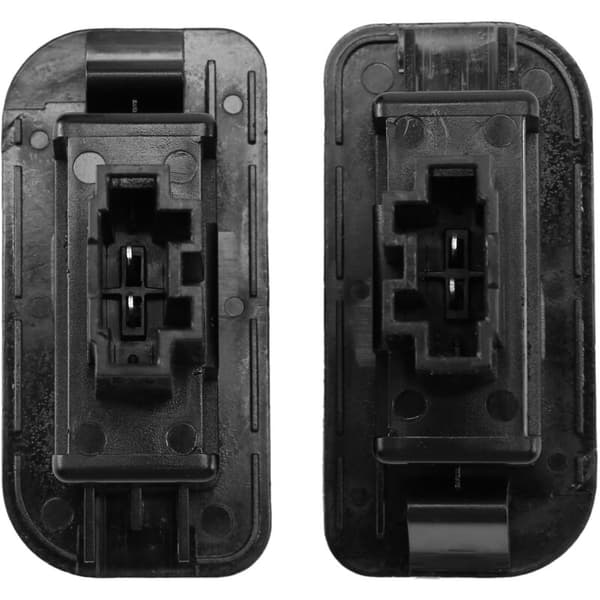 2 dele hvid LED nummerpladelys til W203 4D bil 2001-2007