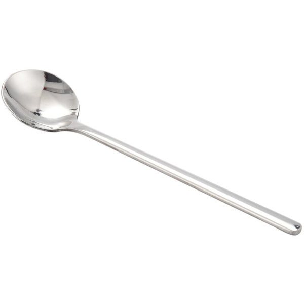 1 stk./sæt 304 rustfrit stål teske teske med langt håndtag dessert teske sæt køkken tilbehør sølv S