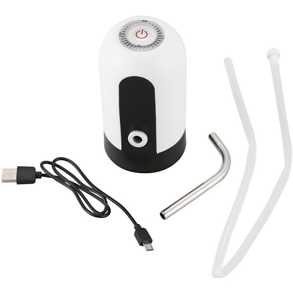Vannflaskepumpe, USB-lading Automatisk pumpe Bærbar Elektrisk Vann Dispense Vannflaske Bryter for 5 Gallon Universal Flaske
