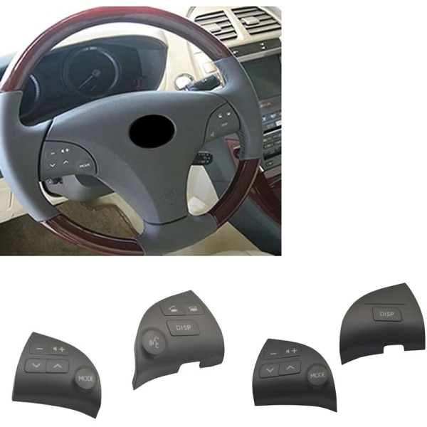 2 st multifunktionell Bluetooth-högtalarknapp för ES350 rattknapp 84250-33190 A