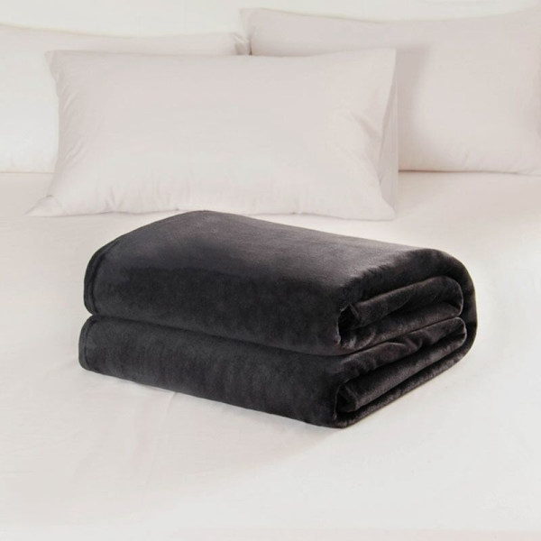 Fleece tæppe til sofaer og senge 50X60 tommer hyggeligt fleece flanel tæppe mikrofiber tæppe, A