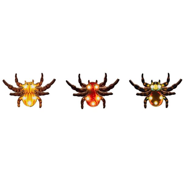 Horror Night Lights Ornament Party Props Bar Table Lamp Decorations Spider Modeling Lights