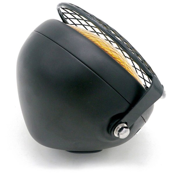 for Metal GN CG125 Moottoripyörän LED-ajovalo 12V mustalla maskikiinnikkeellä
