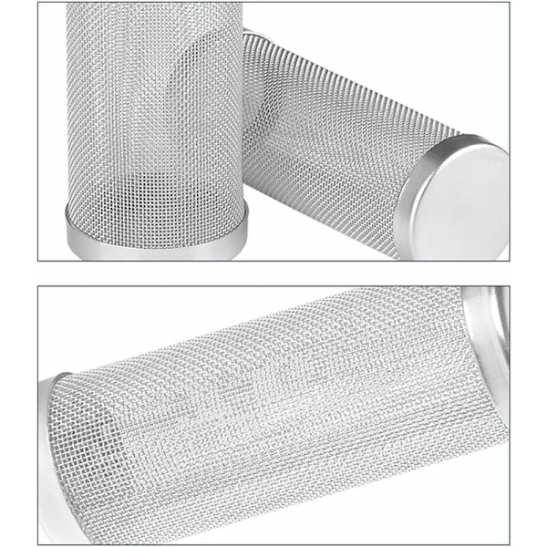 Akvarie eksternt filterfilterbeskyttelse akvariebeskyttende dæksel rustfrit stål filter akvariefilterbeskyttelsesnet 12mm 2 stk, Sunny