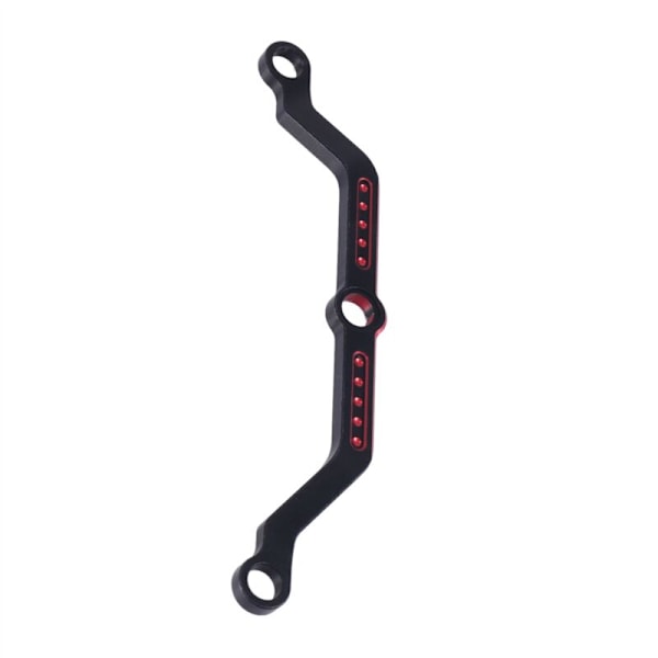 2 st metallstyrningslänk och servoarm 9748 9740 för TRX4M 1/18 RC biluppgraderingstillbehör, röd